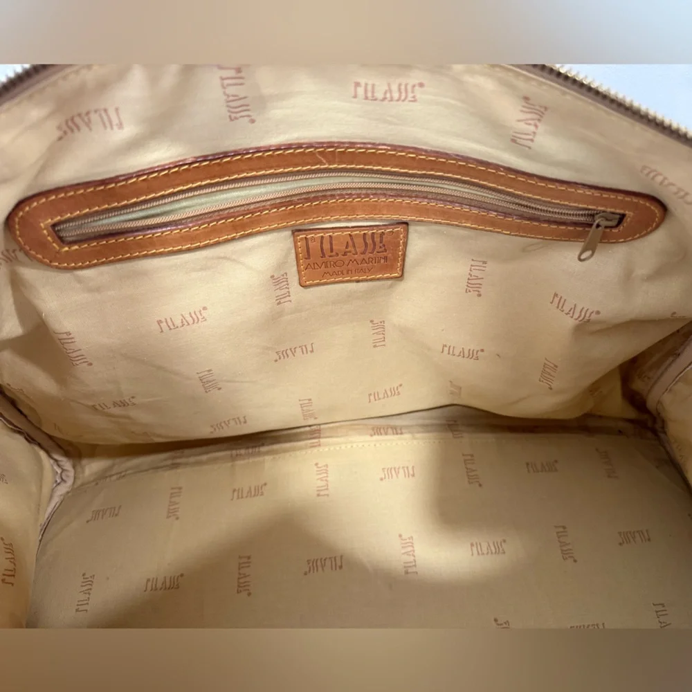 Alviero Martini 1A Classe Travel Geo Map Men’s Duffle Weekender Bag 19” FULL SET